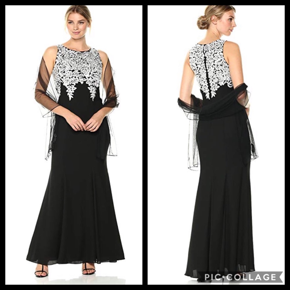 NWT Alex Evenings Formal Gown & shawl♥️
